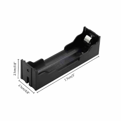 Picture of ABS 18650 3.7V Battery Holder Storage Box Case 1 Slot Batteries Container With Hard Pin 1pcs 1x Slot