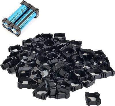 Picture of 18650 Li-ion Battery Holder Stand Cylindrical Battery Pack Bracket,18650 Battery Holder 10 Pcs