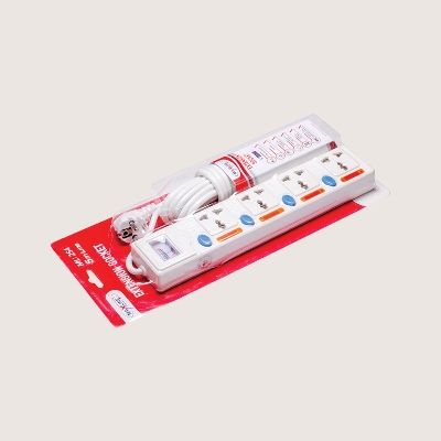 Picture of Maxline ML 254 Multiplug 4 Way Extention Socket 2 Pin Plug 5 Meter Cable