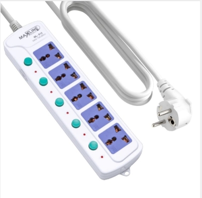 Picture of Maxline ML-815 Multiplug 5 Port Extention Socket 5 Meters