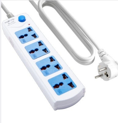 Picture of Maxline ML-074 Extention Socket 4 Port Power Strip 5 Meter Cable Multiplug