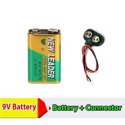 Picture of 9V NewLeader Battery with Connector Combo Pack (Battery+Connector) 1Pcs Multicolor