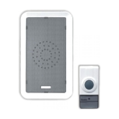 Picture of Wireless Digital Door Calling Bell RL-3966 White And Grey Colour Sage Wireless Door Calling Bell RL-3966