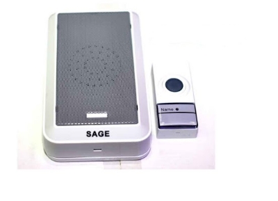 Picture of Wireless Digital Door Calling Bell RL-3966 White And Grey Colour Sage Wireless Door Calling Bell RL-3966