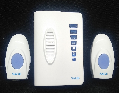 Picture of SAGE DOUBLE REMOTE CONTROL DOOR BELL J-8517E(DC) CALLING BELL 