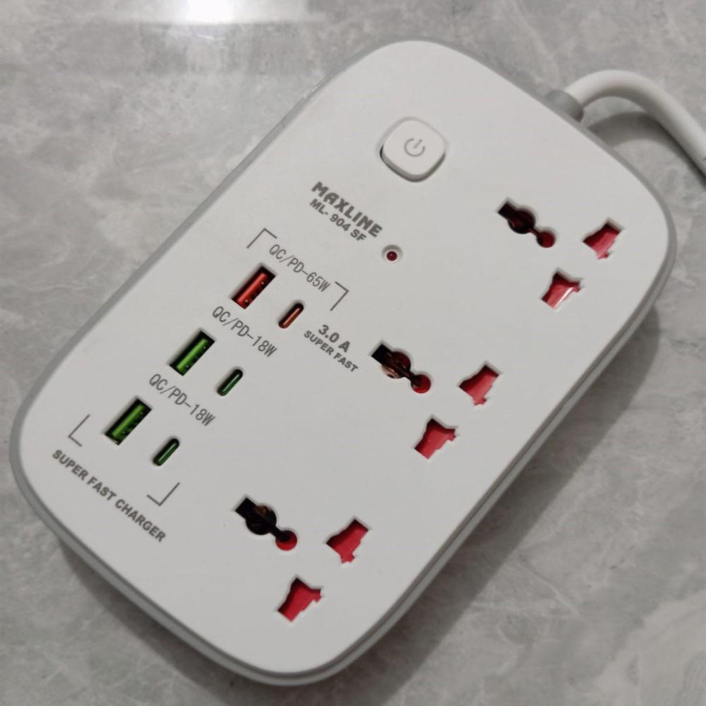 Picture of Maxline ML-904 SF Smart Guard Extension Socket 2 Meter Cable