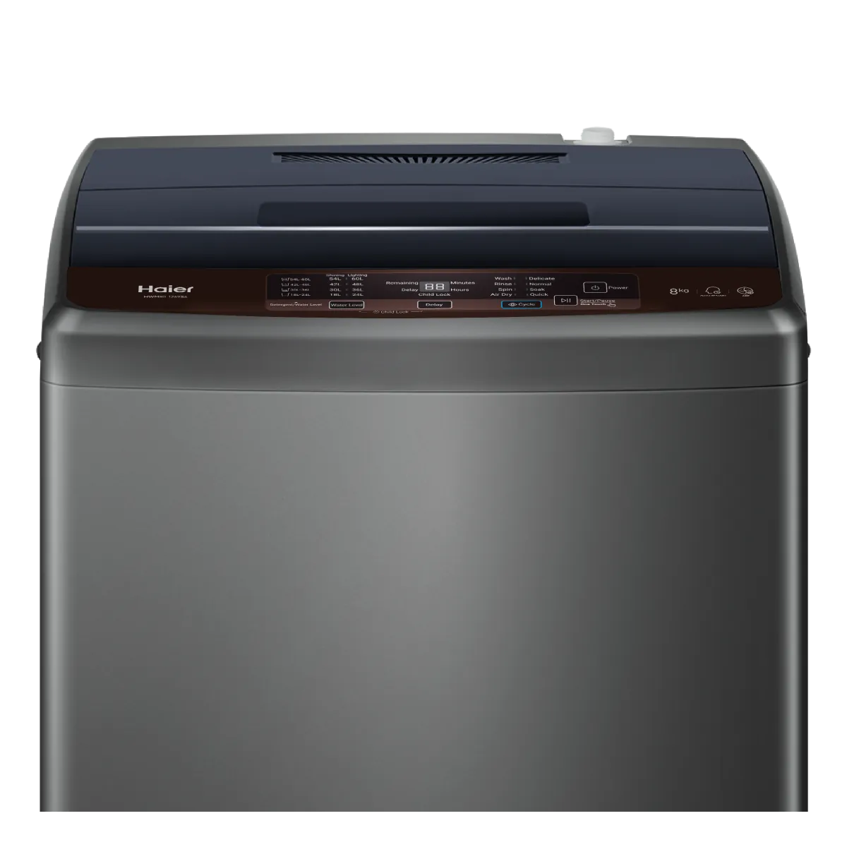 Picture of Haier  8KG Top Load Automatic Washing Machine With Oceanus Wave Drum (HWM80-1269S6)