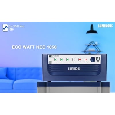 Picture of LUMINOUS Eco Watt Neo 900 IPS UPS 12V | 700 Watt | For 4 Fans & 8-10 Lights / Computer, TV, Printer, Scanner 2 Years Warranty