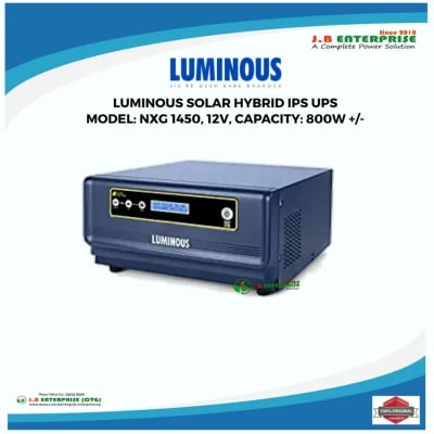 Picture of LUMINOUS SOLAR HYBRID IPS UPS NXG 1450 FOR SINGLE BATTERY-Multicolor