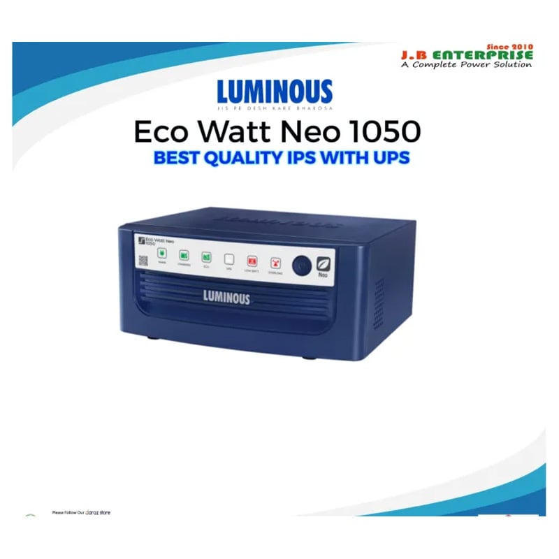Picture of LUMINOUS IPS FOR 5 FAN 10 LIGHT FULL PACKAGE LUMINOUS 1050 WITH EASTERN 200T BATTERY-Multicolor