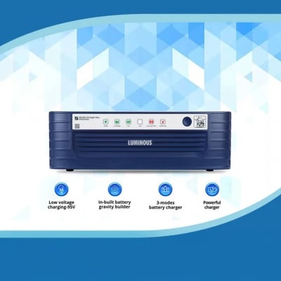 Picture of LUMINOUS IPS UPS 1500 VA 1260 WATT SHAKTI CHARGE 1750 12V MODEL HIGH CAPACITY 12V SINGLE BATTERY IPS UPS MACHINE-Multicolor