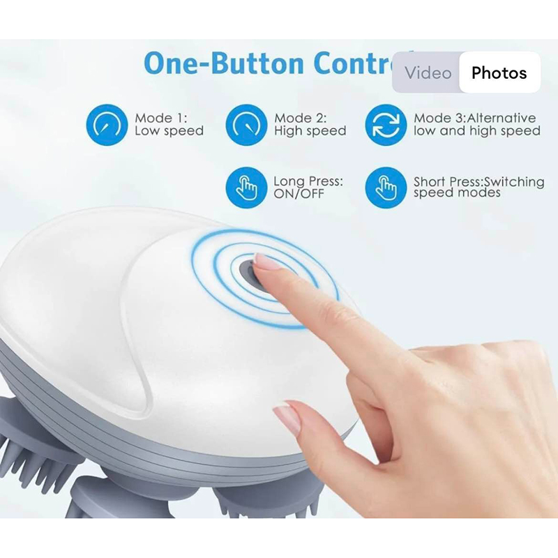 Picture of Smart Head Massager Electric Scalp Massager Relieve Pressure And Promote Blood Circulation Hair Growth Electric Massager