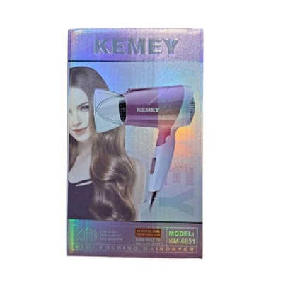 Picture of Kemey Km6831 Cool And Hot Foldable Electric Hair Dryer For Women - Hair Dryer