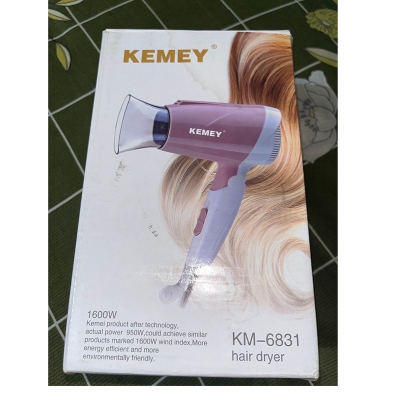 Picture of Kemey Km6831 Cool And Hot Foldable Electric Hair Dryer For Women - Hair Dryer