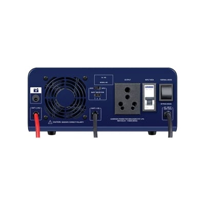 Picture of LUMINOUS IPS UPS ZELIO 1100 PURE SINE WAVE 756 WATT WITH EASTERN 200T FLAT TUBULAR INDUSTRIAL TYPE BATTERY FULL SET FOR 5 FAN 10 LIGHTS-Multicolor