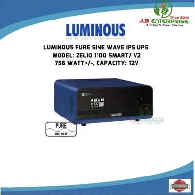 Picture of LUMINOUS IPS ZELIO 1100 WITH EASTERN TALL TUBULAR BATTERY 230TT COMBO PACKAGE WITH OFFICIAL WARRANTY-Multicolor