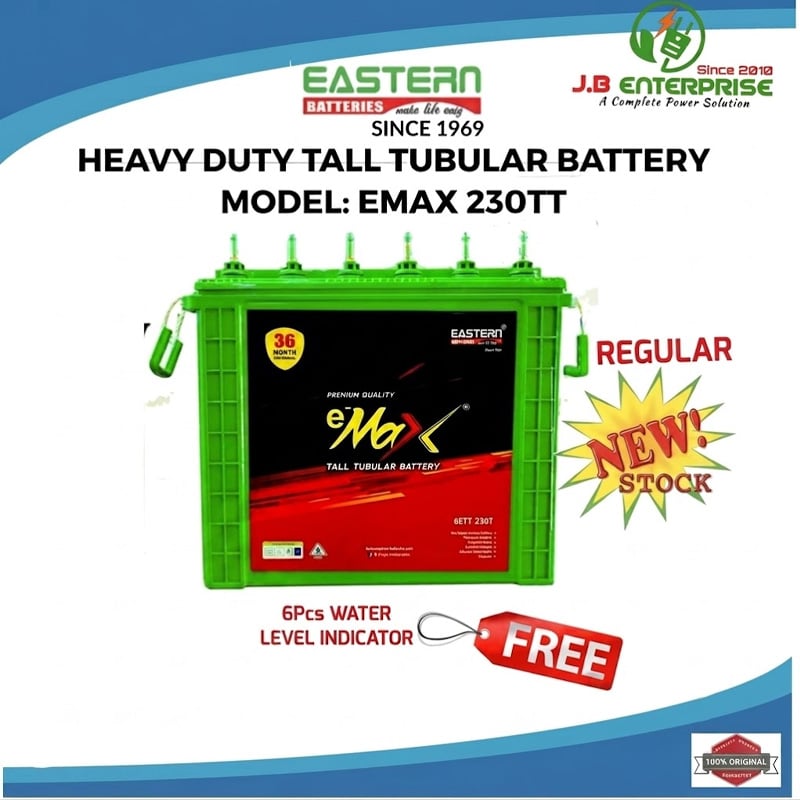 Picture of LUMINOUS IPS ZELIO 1100 WITH EASTERN TALL TUBULAR BATTERY 230TT COMBO PACKAGE WITH OFFICIAL WARRANTY-Multicolor