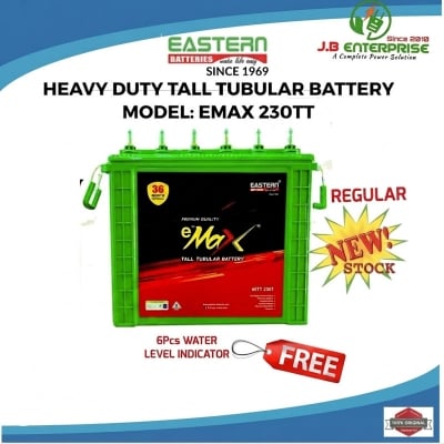 Picture of LUMINOUS IPS ZELIO 1100 WITH EASTERN TALL TUBULAR BATTERY 230TT COMBO PACKAGE WITH OFFICIAL WARRANTY-Multicolor