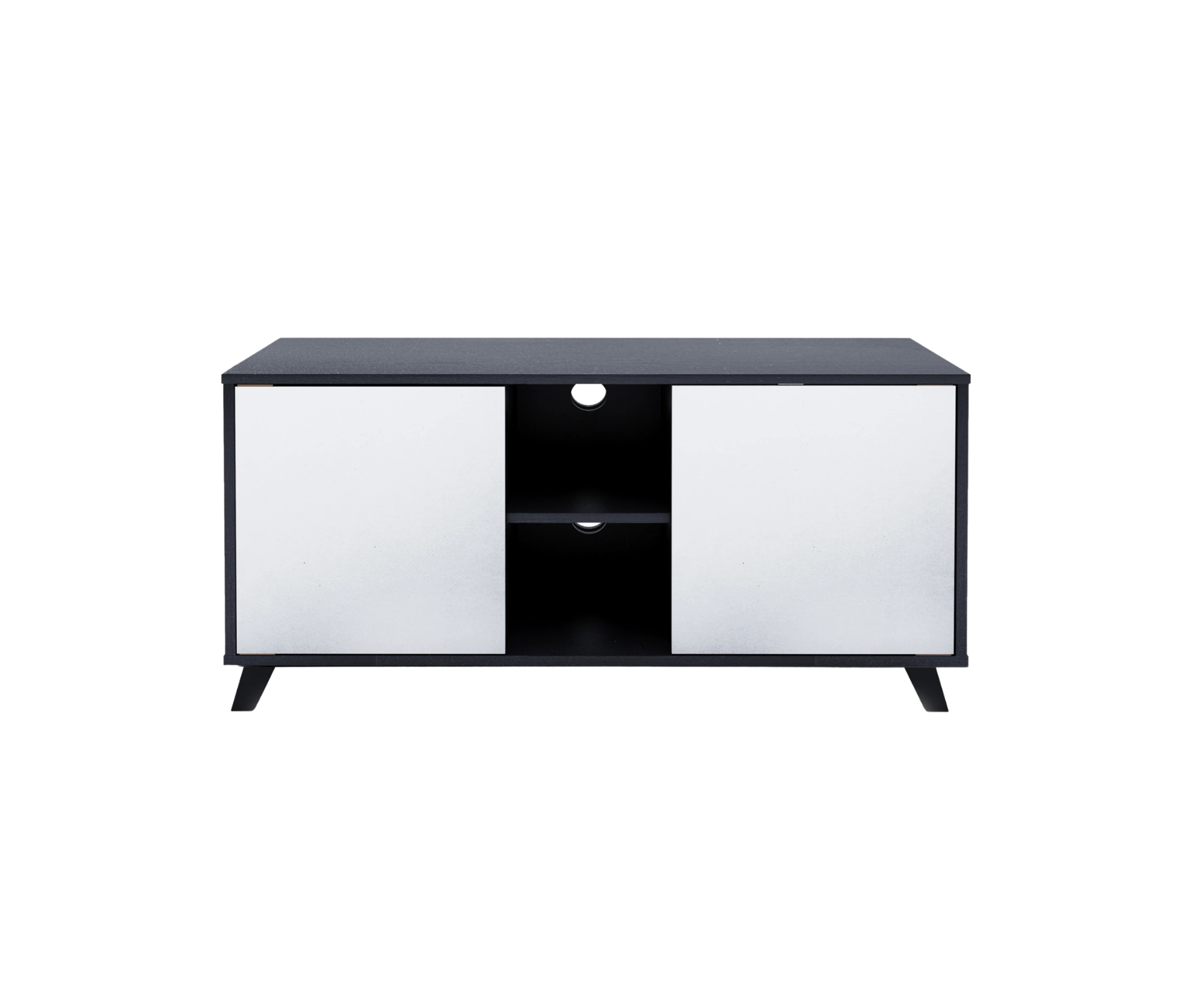 Picture of FurniQ Furniture Shelby Modern TV Entertainment Unit - Premium Melamine Board TV Stand with Storage Shelves - Wall Mounted Design