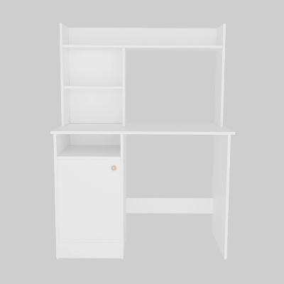 Picture of Spyder Craft Multipurpose Portable Study Desk, Office Desk, Kids Desk Table Engineered Wood Study Table (Free Standing, Finish Color - White, DIY(Do-It-Yourself))