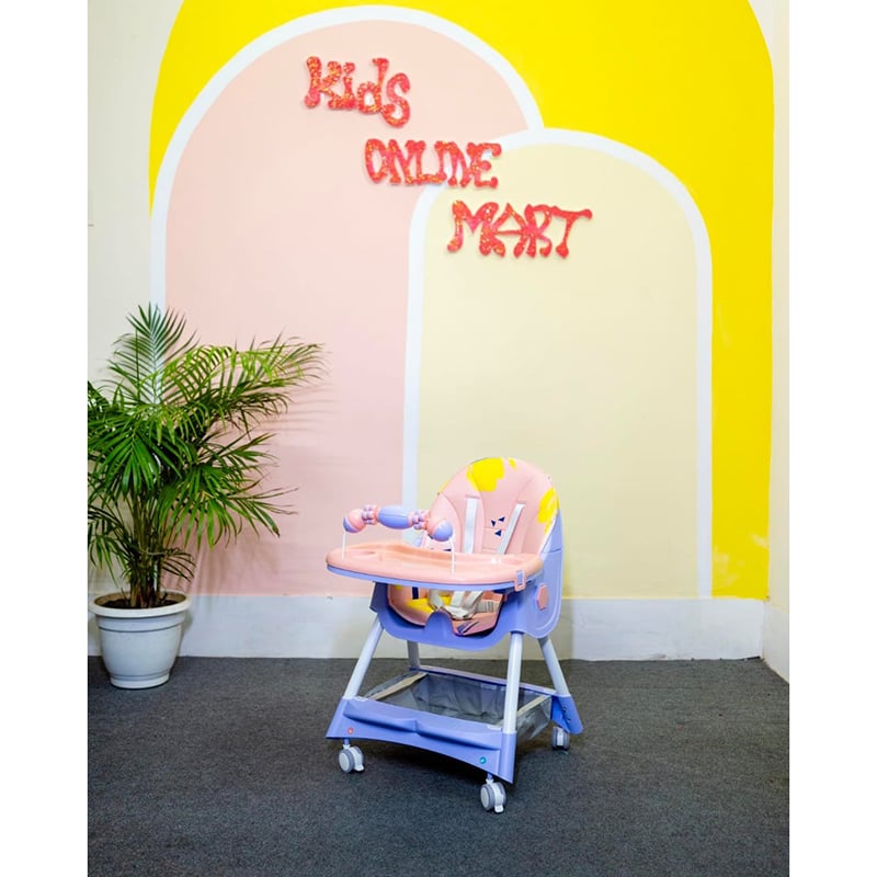 Picture of 4-in-1 Baby Premium Highchair (Pink Flower)