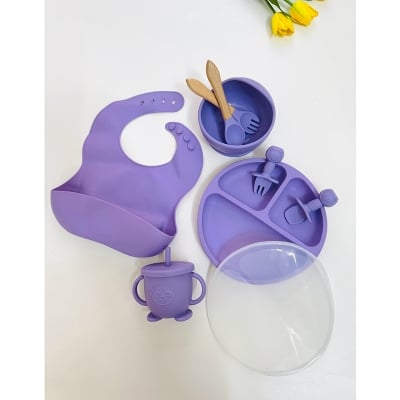 Picture of Baby Silicon Feeding Set (Lavender)