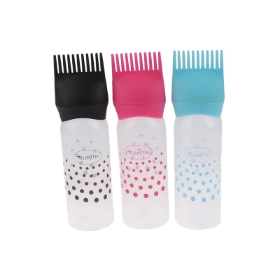 Picture of Multi-functional Hair Dyeing Treatment Oil Cream Shampoo Bottle Oil Coloring Dispensing Applicator Brush Tip Tool
