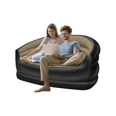 Picture of Inflatable Sofa for Camping and Outdoor Leisure, Lightweight and Portable Folding Mattress Recliner Chair, Suitable for Patio, Lawn or Backyard Use