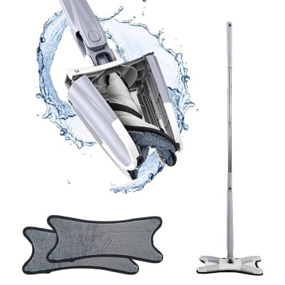 Picture of Indulge Durablity - Exceotional Quality - X-Type 360 Degree Flat Hand-Free Wash Mop - Sustainable Option - Exclusive Experience