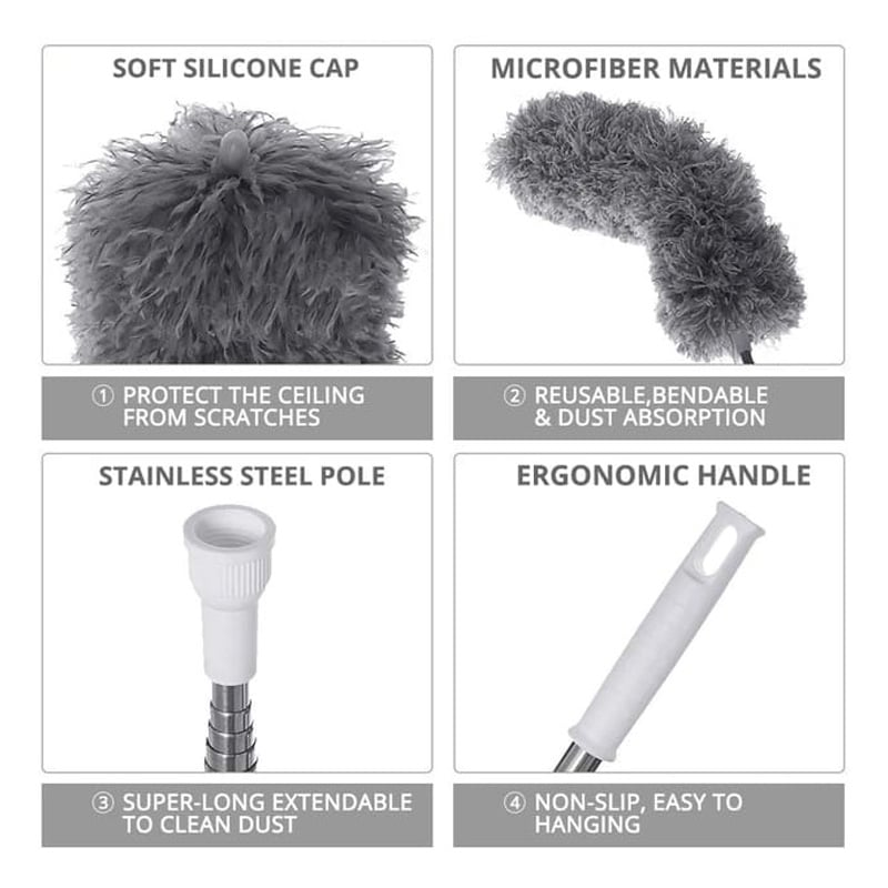 Picture of Extendable 9.5 Ft Microfiber Feather Duster