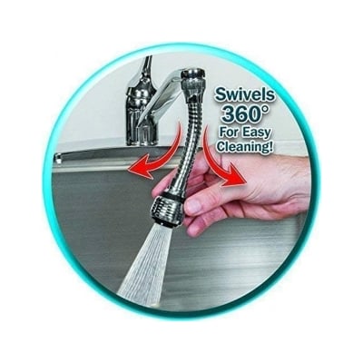 Picture of 360 Degree Rotating Flexible Water Faucet Sprayer Extender