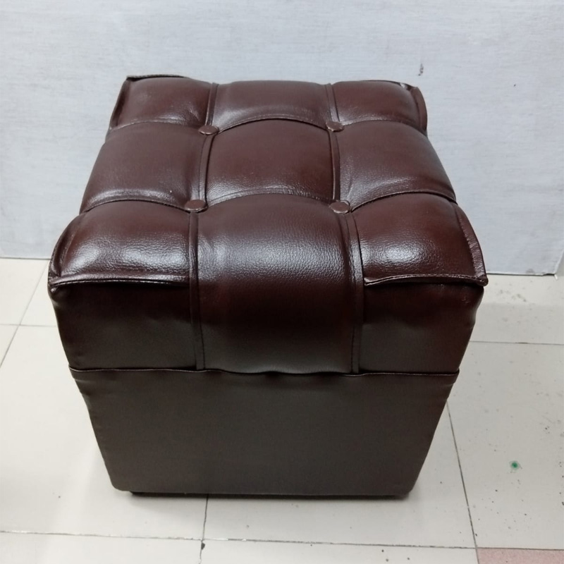 Picture of PU Leather Rest Stool 14"14"14"