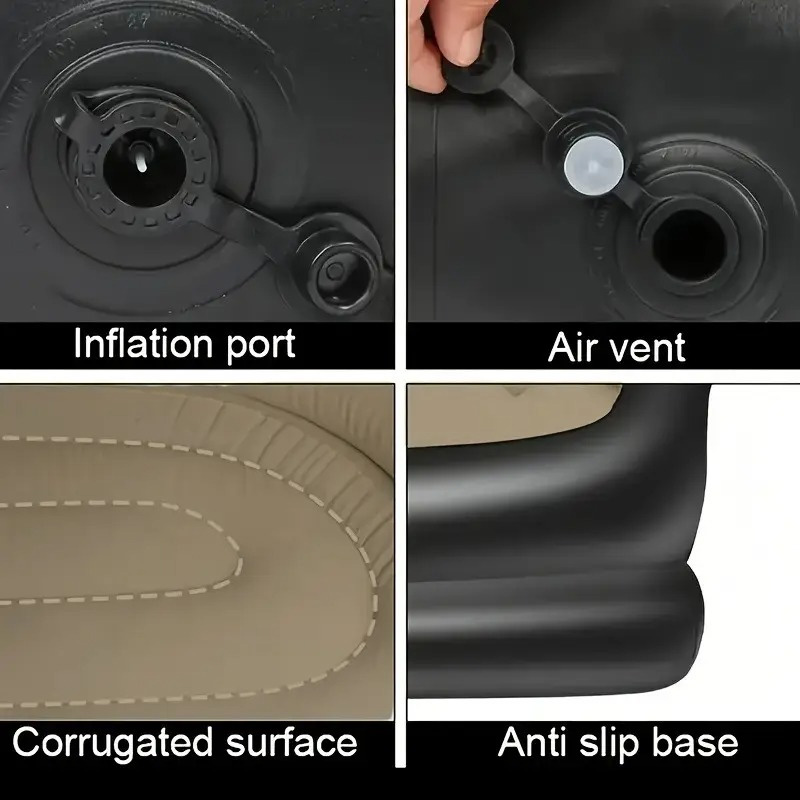 Picture of Inflatable Sofa for Camping and Outdoor Leisure, Lightweight and Portable Folding Mattress Recliner Chair, Suitable for Patio, Lawn or Backyard Use