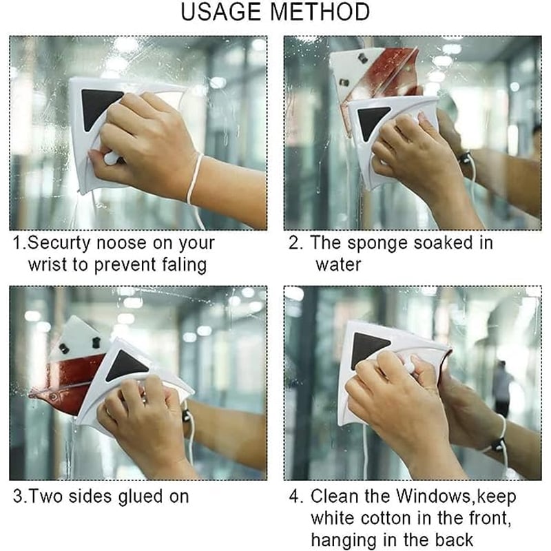Picture of Double Side Window Cleaning Brush Glass Washer Wiper