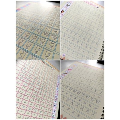 Picture of Magic Handwriting Practice Book (All in One) With A magic pen and 5 ink