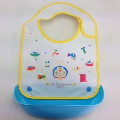 Picture of Baby Bib With Pocket Silicone Waterproof Color And Shape Changing