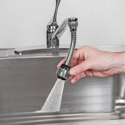 Picture of 360 Degree Rotating Flexible Water Faucet Sprayer Extender