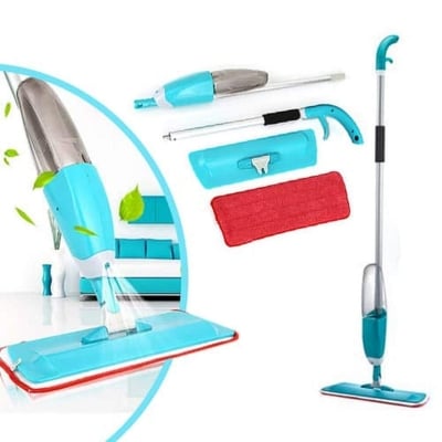 Picture of Floor Mop with Removable Washable Cleaning Pad and Integrated Water Spray Mechanism