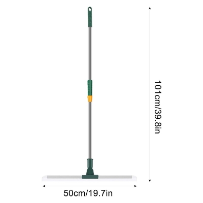 Picture of Multifunction Floor Broom,Household Silicone Wiper Floor Squeegee Perfect for Kitchen Shower Tile Pet Hair,Long Handle Anti-Static Household