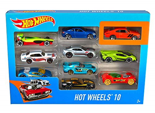 Picture of New model Hot wheels die cast metal car set 10 PC Multicolor 