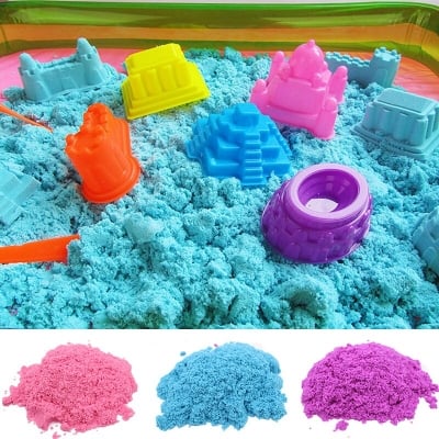 Picture of New Colorful Play Sand for Kids DIY Crafts, Unisex Play Sand for Children 3-12 Years 125g Multicolor 