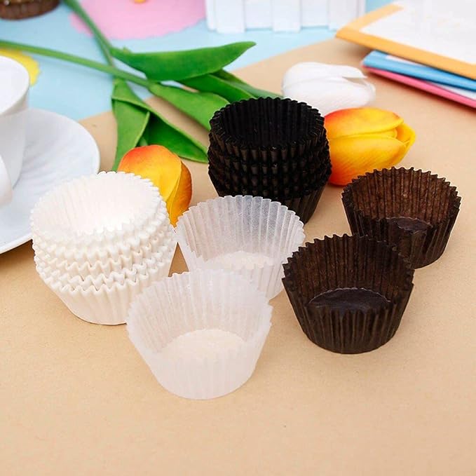 Picture of 100Pcs Cupcake Liner Baking Cup Cupcake Paper Muffin Cases Cake Box Cup Party Tray Decor Cake Multicolor 