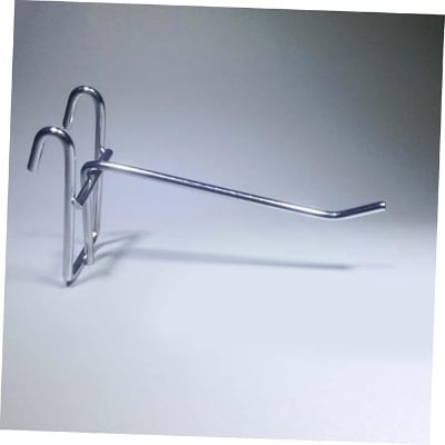 Picture of 3 Pc Pegboard Hook Organizer Kit Metal Shelf Hook Accessories for Storage or Display Supermarket Store Snack Food Grade Hook Furniture accessories Silver 