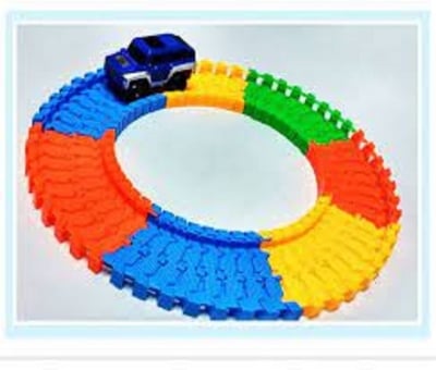 Picture of Variety Tracks Truck Game Glow Racing Car Track toy Set Multicolor 