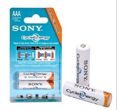 Picture of Compatible with Sony AA+ AAA 1.2V Ni-MH 4300mAh Rechargeable Battery White 