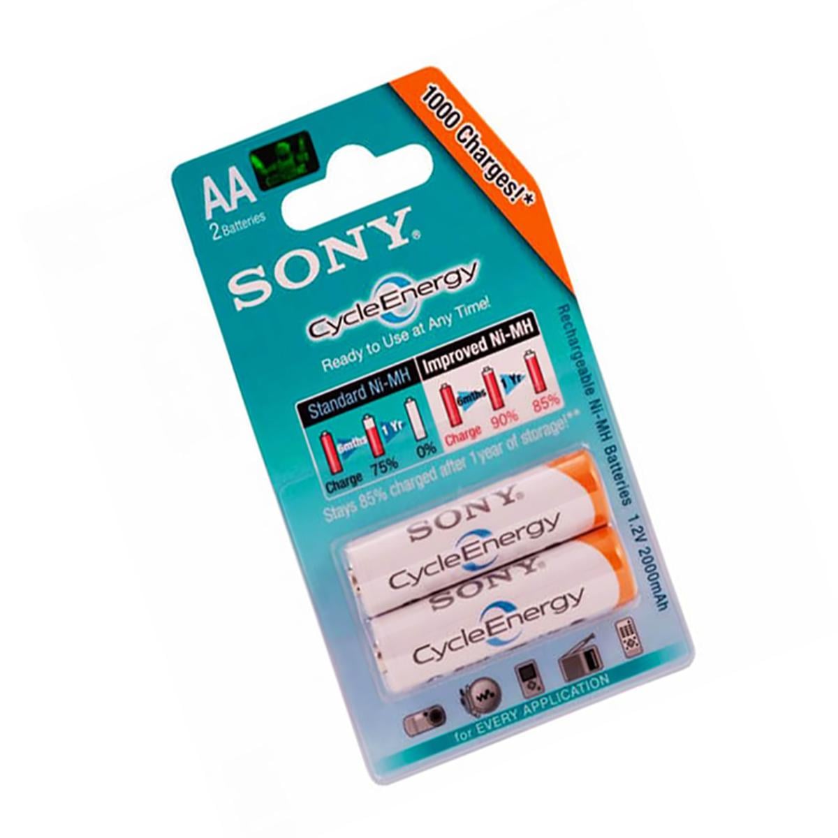 Picture of Compatible with Sony AA+ AAA 1.2V Ni-MH 4300mAh Rechargeable Battery White 