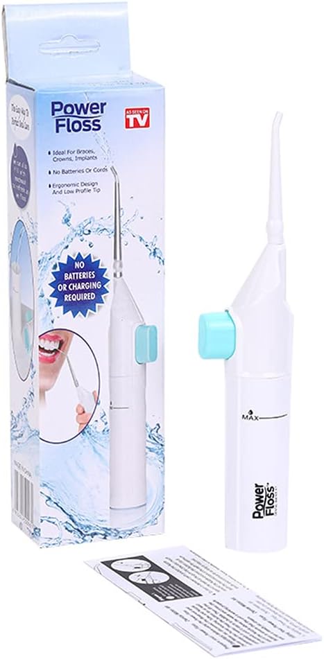 Picture of Dental Water Jet cleaning Tooth Pick Power Floss No Batteries Dental Cleaner  