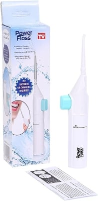 Picture of Dental Water Jet cleaning Tooth Pick Power Floss No Batteries Dental Cleaner  