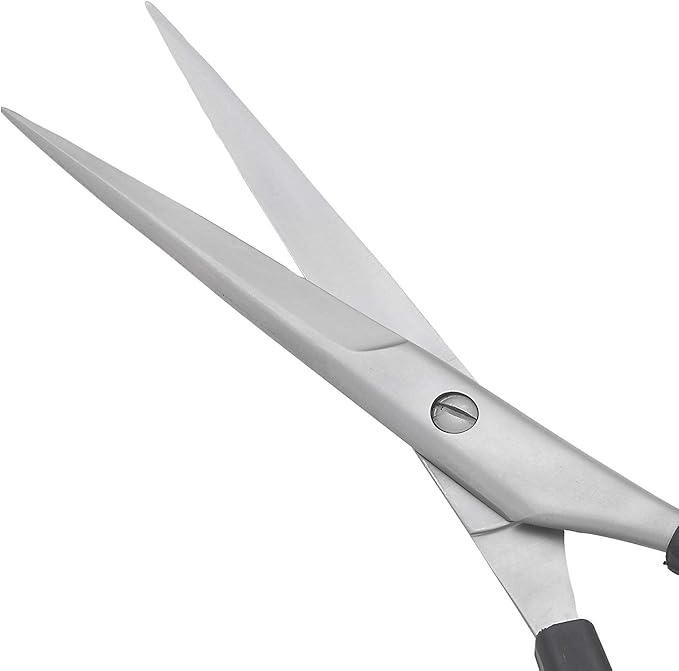Picture of Professional Hair cutting barber and hair Thinning Scissors, Texturizing Shears Salon Razor Soft Easy Finger Inserts Black 