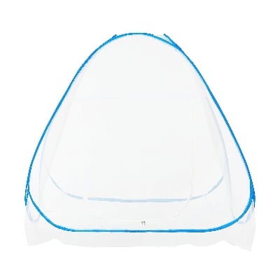 Picture of Mosquito Net Instant Double Bed Foldable Magic Mosari - Enjoy A Peaceful Night'S Sleep Instant And Foldable Mosquito Net For Double Beds Light blue 